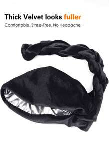 絲綢緞光線束頭巾頭套預綁骷髏帽,男女著用睡眠護髮帽