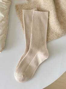3 pares de calcetines de tobillo holgados y cálidos de unicolor para mujer, clásicos a juego, para otoño e invierno