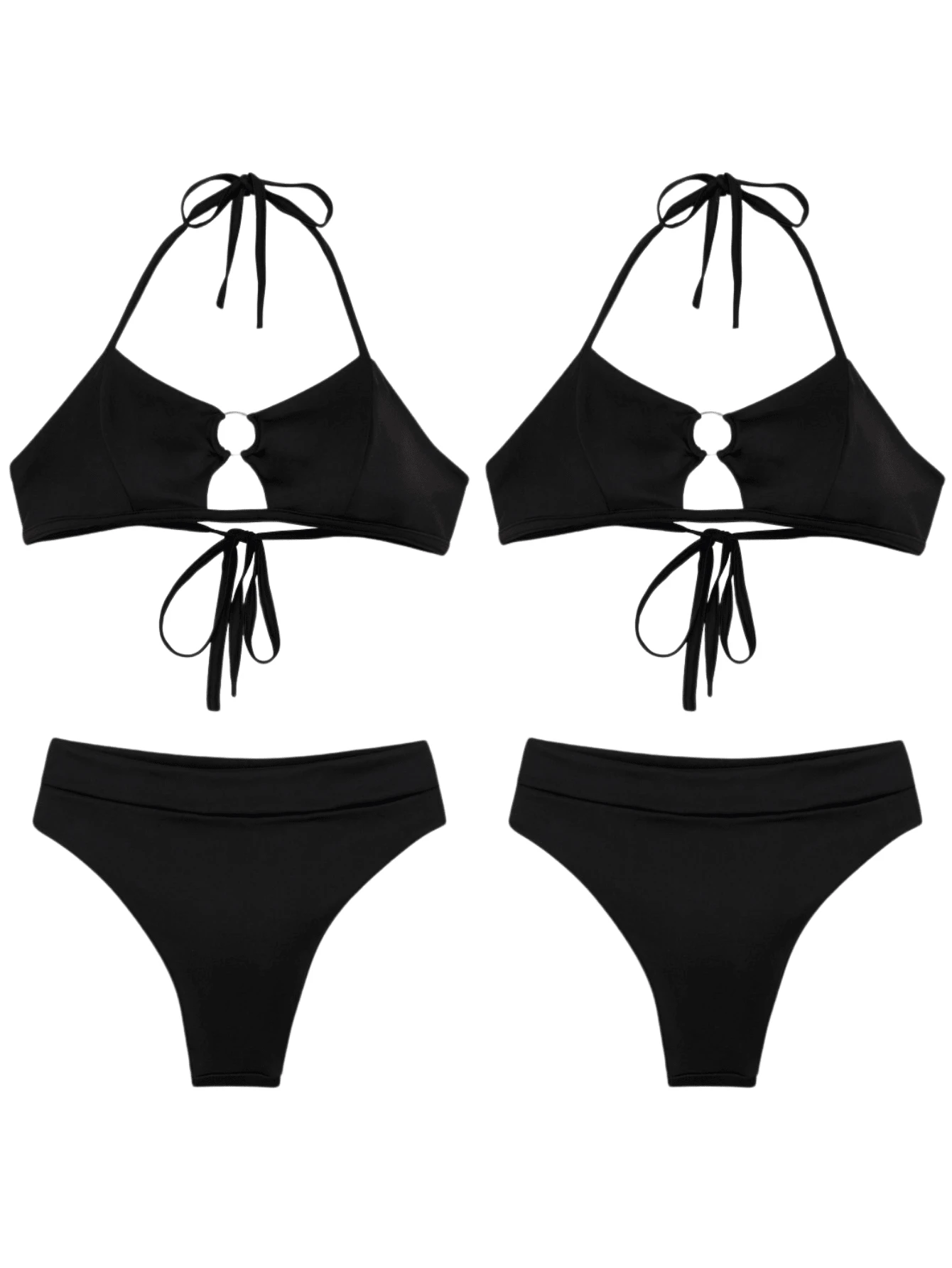 Women Bikini Sets - ĐEN VÀ ĐEN - Xem 1