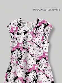 Young Girls Dresses - Hồng - Xem 2