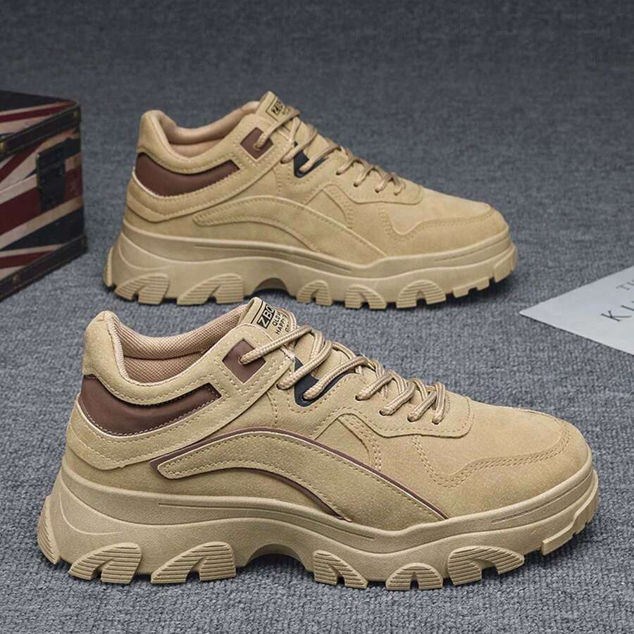 2023年新款男士秋季防水防滑耐磨運動休閒工作鞋用於建築工地