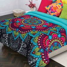 Soft Shearling Reverse Coverlet - Multicolor - View 2