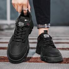 Fashionable, Comfortable, Slip-resistant And Wear-resistant High-top Casual Work Shoes