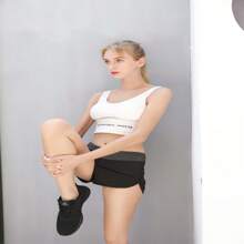 Youecci Women Lightweight Walking Shoes Ladies Lace Up Sneakers Mesh Go Running Trainers Low Top Breathable Athletic Walk Gym Shoes Sport Run - 黑色 - 查看 6