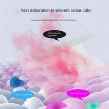 Laundry Anti-dyeing Color Absorption Sheets For Washing Clothes, Prevent Laundry Staining, Washing Machine Safe, Suitable For Travel And Mixed Colour Laundry - White - View 3