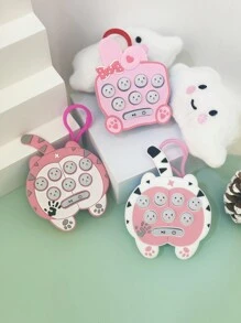 1 Miếng Đồng hồ điện tử Mini Trò Chơi Đồ chơi Hoạt hình Móc chìa khóa Vật rủ xuống - Nhiều màu - Xem 1