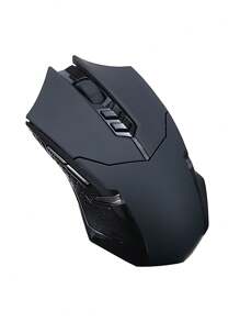 Mouse De Gaming Inalámbrico Ergonomico Victsing Pc066c Con 7 Botones De Clic Silenciosos Para Pc, Windows, iOS 5 Dpi Ajustable Negro Y Rojo 2.4g | Ratón para Videojuegos Pro - Negro - Ver 10