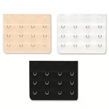 Bra Button 3 Rows 4 Buttons Back Bra Buckle Extension Buckle Connecting Buckle Accessories