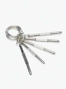 1入組及3入組不銹鋼眼鏡螺絲刀,適用於所有標準螺絲孔 - 銀色 - 查看 3