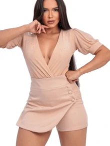 Women Two-piece Outfits - Màu be - Xem 1