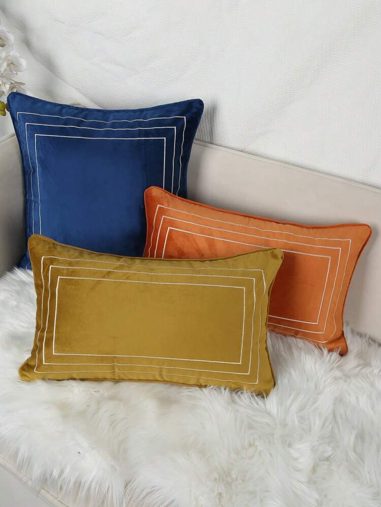 Embroidery Cushion Cover Without Filler