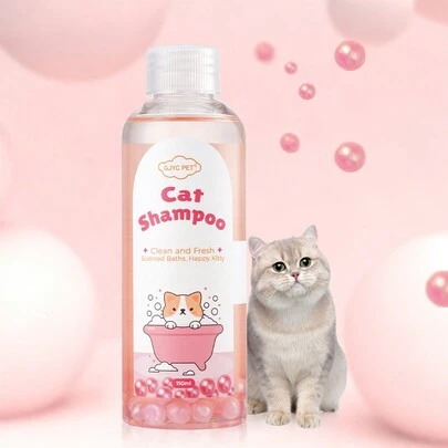 PETSIN Cat Colognes Shampoo - Grooming Supplies For Soft And Shiny Coat - Classic Fresh Scent, Long Lasting Fragrance - 5.07 Fl Oz