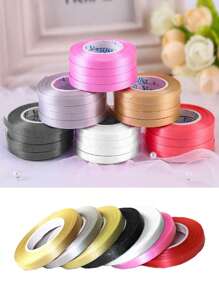 10pcs Ribbon Balloon Decorative Accessory (tying Ribbon) - Black - View 1