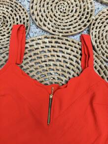 Women Tank Tops & Camis - Rusty Rose - View 3