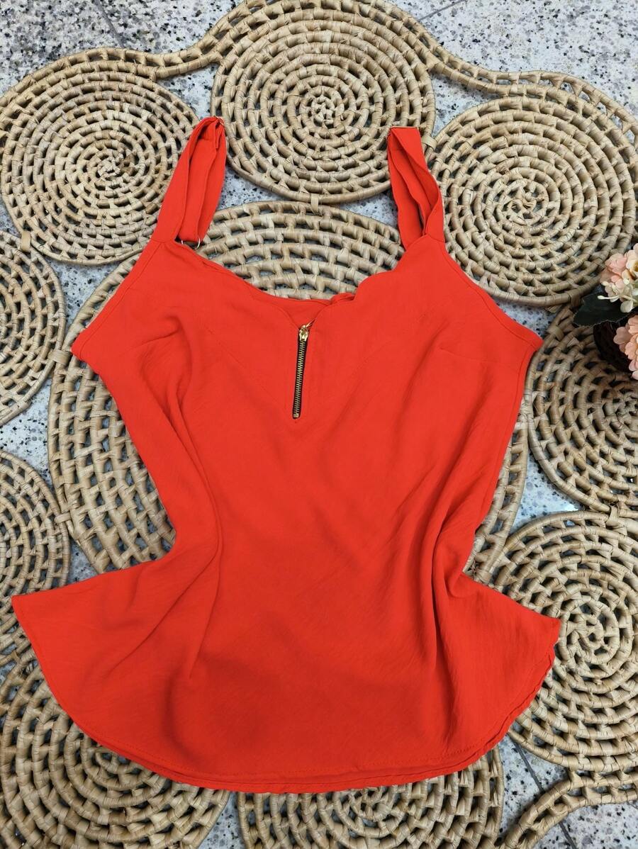 Women Tank Tops & Camis - Rusty Rose - View 1