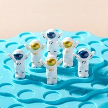 Fun Balance Tree Tabletop Game, Libra Constellation Balance Astronaut Math Counting Toy, Family Party Interactive Game - Apricot - View 3