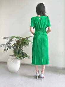 Women Dresses - 綠色 - 查看 4