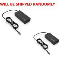 112W 通用充电器便携式 USB C 笔记本电脑适配器 100W 交流适配器电脑电源线带 USB A 输出兼容 MacBook HP Chromebook 等 - 黑色 - 查看 9