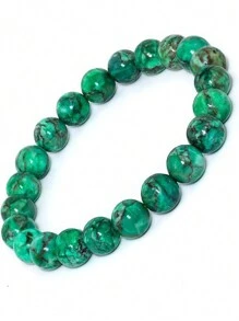 DAZCOLO 1入珠寶戴品,波西米亞極簡風格,自然8mm寶石串珠手鍊-女士度假、聚會、節日裝扮完美之選 - 彩色 - 查看 29