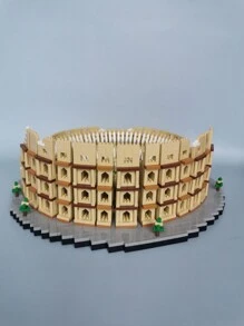 5594pcs Rome Colosseum Building Blocks Set World Landmarks Ancient Architecture Model - Ginger - View 4