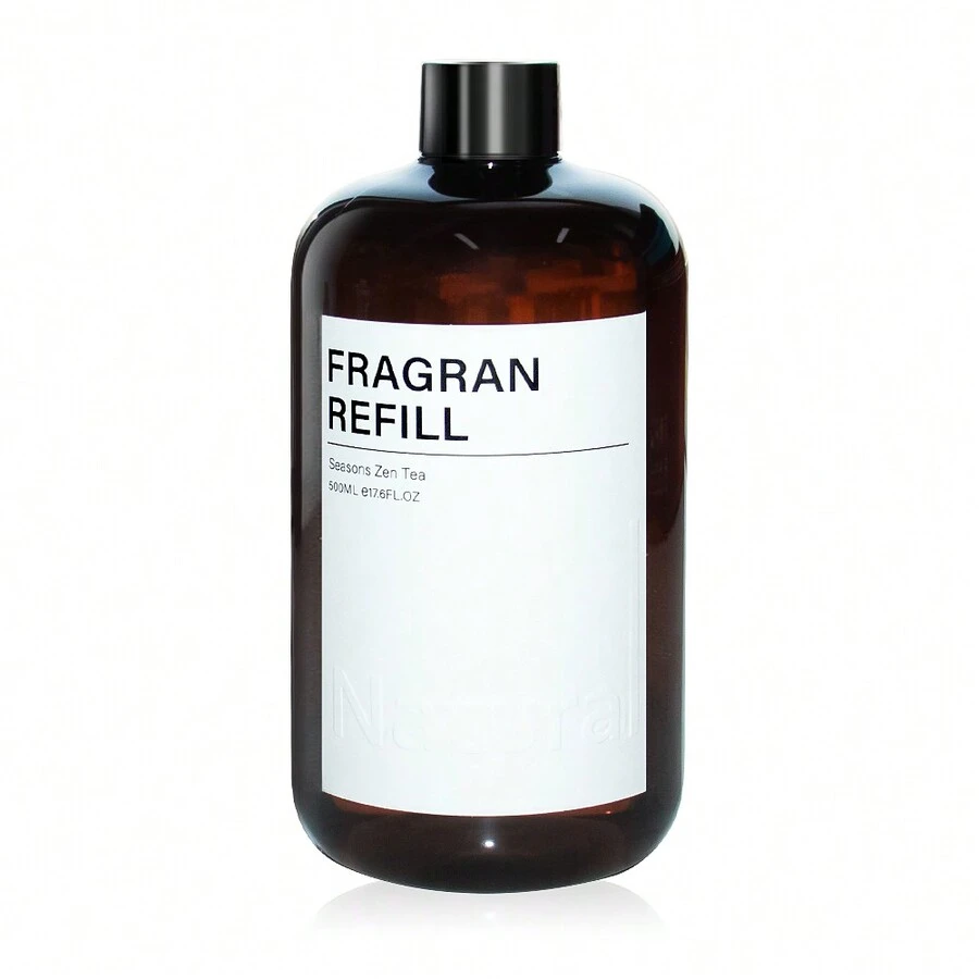 Aroma 500ml Refill Liquid With Zen Tea Fragrance, Plant Extract Fragrance, 17.6 Fl.oz - Brown - View 1