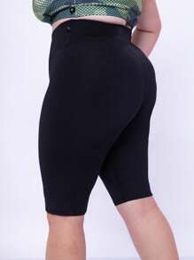 Plus Size Sports Skirts & Skorts - màu đen - Xem 2