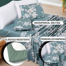 Sheet Sets with Pillowcases - màu xanh lá - Xem 2