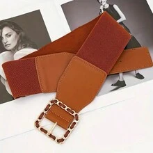 女性時尚可調節腰帶,適用於辦公室彈性西裝、外套和連衣裙穿著造型打扮