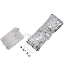 1入組聖誕繡帶燈,仙女串燈,花環燈,聖誕樹裝飾,假日燈具裝飾,婚禮裝飾燈