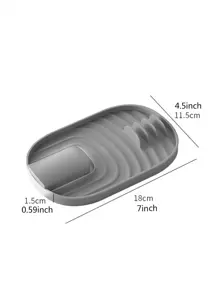 1pc Kitchen Foldable Lid, Turner, Utensil Holder With Drain Rack