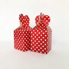 Caja De Dulces Rojos, 6 Piezas Por Paquete - Rojo - Ver 3