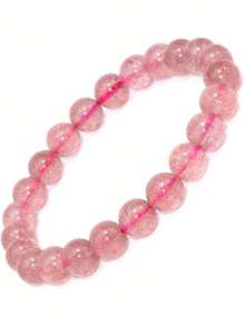 DAZCOLO 1入珠寶戴品,波西米亞極簡風格,自然8mm寶石串珠手鍊-女士度假、聚會、節日裝扮完美之選 - 彩色 - 查看 19