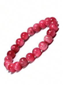 DAZCOLO 1入珠寶戴品,波西米亞極簡風格,自然8mm寶石串珠手鍊-女士度假、聚會、節日裝扮完美之選 - 彩色 - 查看 17