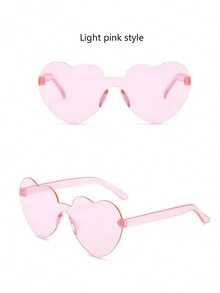 Party Heart Shaped Glasses - Multicolor - View 4