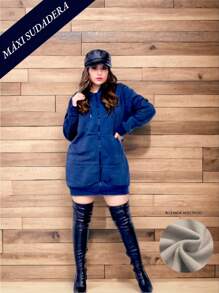 maxi sudadera con cierre