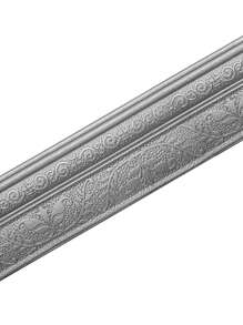 1 卷 2.3 米/90.6 英寸 Xpe 泡沫 3D 叶藤浮雕浪漫特殊设计踢脚线贴纸、自粘防撞墙贴、简约现代风格家居装饰、翻新踢脚线、卧室装饰贴纸、墙贴花、家居装饰乙烯基贴花、春季装饰品让您的家焕然一新、节日装饰贴纸礼物生日毕业 - 銀色 - 查看 6