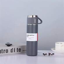 不鏽鋼保溫杯,雙層防隔熱保溫水瓶,可保溫保冷數小時,適用於自行車騎行、背包旅行、辦公室、車內、學生、學校、聚會、露營,是旅行必備品 - 彩色 - 查看 10