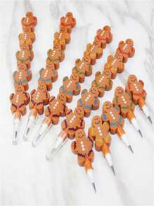 1 Lápiz De Bloque De Navidad - Negro - Ver 6