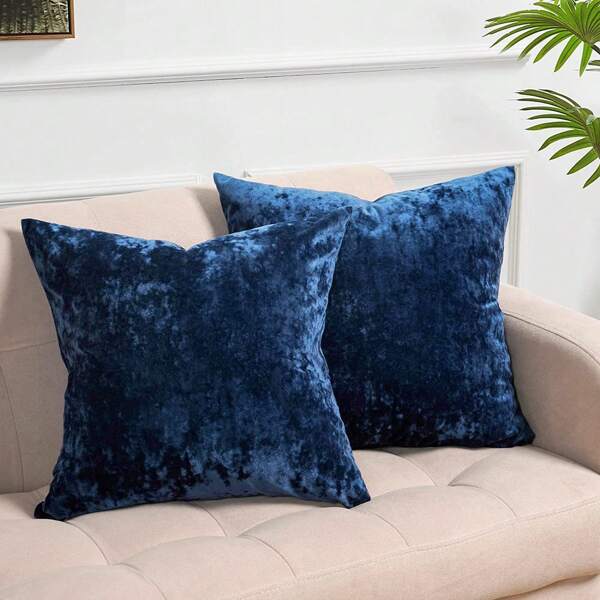 1 PC of embossed velvet cushion cover