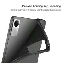 1 Vỏ Màu Đen Tương Thích Với Xiaomi Redmi Pad SE 11 Inch 2023 10.61" Tương Thích Với Xiaomi Pad 6 6 Pro 6Max 5 5 Pro 11" Máy Tính Bảng Silicon Mềm TPU Vỏ Bảo Vệ Màu Đen - màu đen - Xem 5