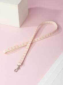 1pc Polyester Material Fresh Breeze Heart Pattern Pet Leash, Suitable For Cats & Small Dogs Outdoor Use (Not Suitable For Large Dogs) - Pink - View 7