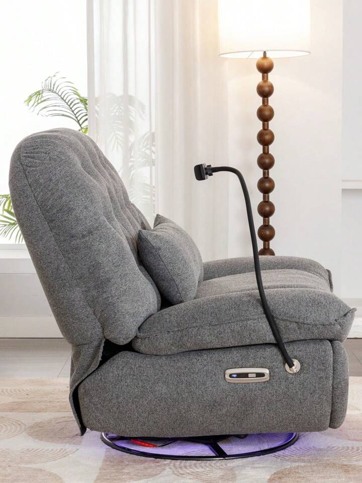 Yoglad 270 Degree Swivel Power Recliner Chair Oversized Comfy