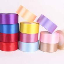 1 Cuộn Của 4CM Chiều rộng Xa ten Ruy băng , 22m Dài , Đối với Qủa tặng Dây Quấn , Làm Cung , Trang trí bánh kem In Đỏ  Màu sắc - Đỏ - Xem 9
