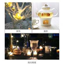50 piezas Kit de Velas, Mini velas de colores, Velas pequeñas para decoración, Manualidades y Más - Amarillo - Ver 4