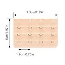 Bra Button 3 Rows 4 Buttons Back Bra Buckle Extension Buckle Connecting Buckle Accessories
