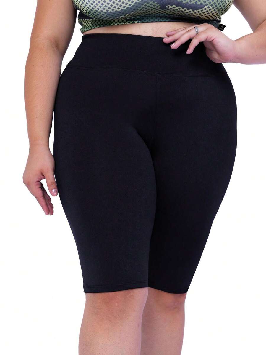 Plus Size Sports Skirts & Skorts - màu đen - Xem 1