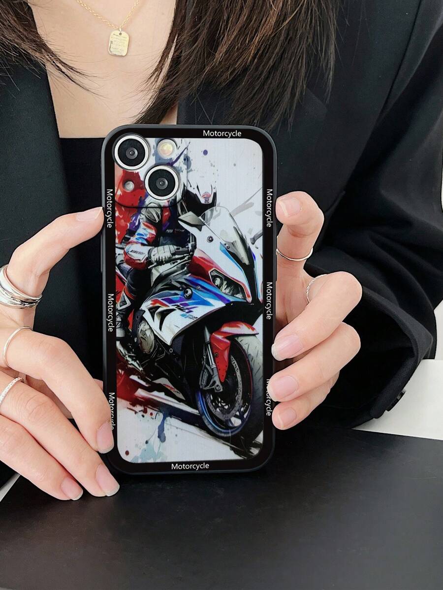 1 Miếng Xe máy Mẫu Bảo vệ máy ảnh Thẳng Cạnh Ốp lưng & bao da điện thoại , Tương thích với iPhone - Nhiều màu - Xem 1