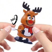 新穎有趣的發條聖誕老人、雪人、馴鹿玩具 - 發條時會走路,理想的聖誕禮物