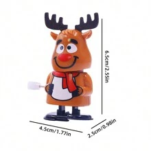 新穎有趣的發條聖誕老人、雪人、馴鹿玩具 - 發條時會走路,理想的聖誕禮物