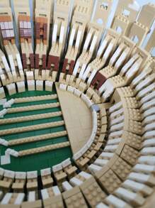 5594pcs Rome Colosseum Building Blocks Set World Landmarks Ancient Architecture Model - Ginger - View 6